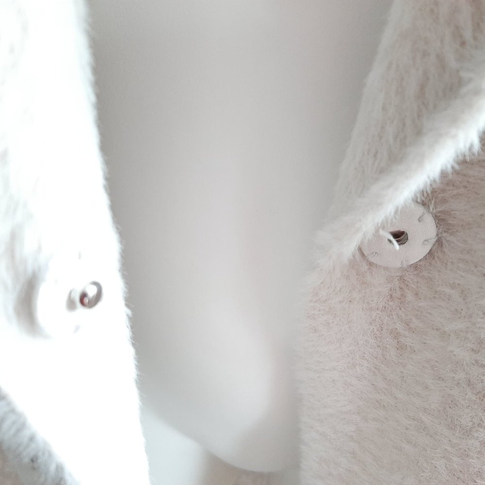 🤗HP🤗 Chico's Size 2  Coatigan with Silver Embroidery - Picture 5 of 7